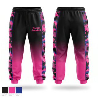 Sweatpants, Trash Pandas, Softball, Teamtime, Team time, sublimation, custom sports apparel, team uniforms, spirit wear, spiritwear, sports uniforms, custom shirts, team store, custom team store, fundraiser sports, apparel fundraiser