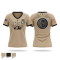 24TH MDSB Women's Short Sleeve V-neck Shirt - 1