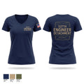 537th Engineer Detachment Women's Short Sleeve V-neck Shirt - 1