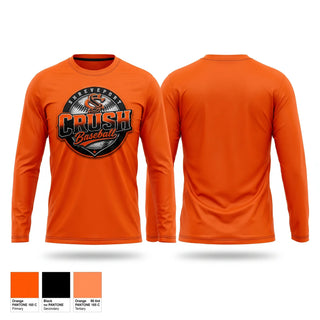 Long Sleeve Performance Shirt, Shreveport Crush, Baseball, Teamtime, Team time, sublimation, custom sports apparel, team uniforms, spirit wear, spiritwear, sports uniforms, custom shirts, team store, custom team store, fundraiser sports, apparel fundraiser