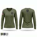 Coraopolis Police K9 Unit Women's Long Sleeve V-neck Shirt - 1