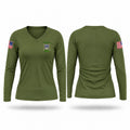 ISTAR Women's Long Sleeve V-neck Shirt - 1
