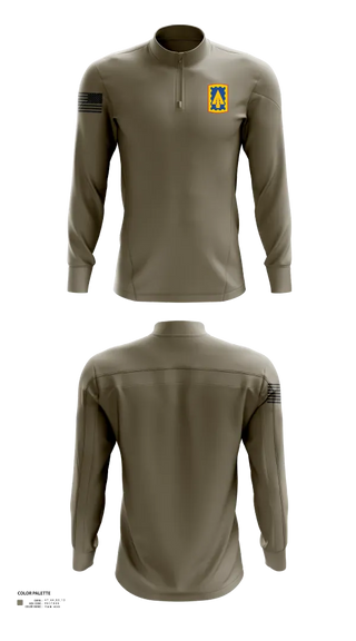 Quarter Zip Jacket, 108th Air Defense Artillery Brigade, Army, Teamtime, Team time, sublimation, custom sports apparel, team uniforms, spirit wear, spiritwear, sports uniforms, custom shirts, team store, custom team store, fundraiser sports, apparel fundraiser