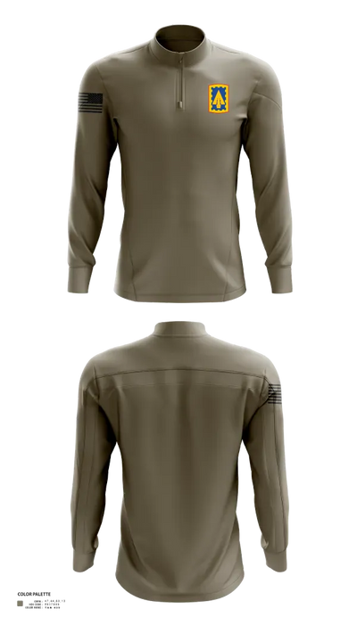 108th Air Defense Artillery Brigade 44392598 Quarter Zip Jacket - 43