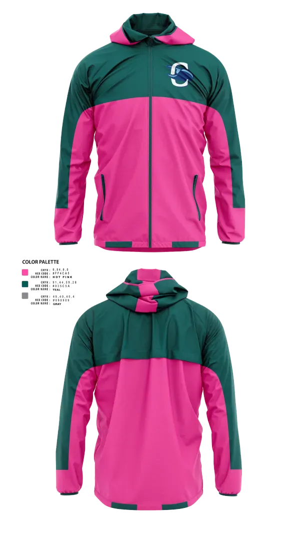 Windbreaker, Charlotte Stonecrabs, Baseball, Teamtime, Team time, sublimation, custom sports apparel, team uniforms, spirit wear, spiritwear, sports uniforms, custom shirts, team store, custom team store, fundraiser sports, apparel fundraiser