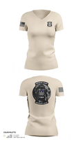 4th Precinct 85110542 Women's Short Sleeve V-neck Shirt - 70