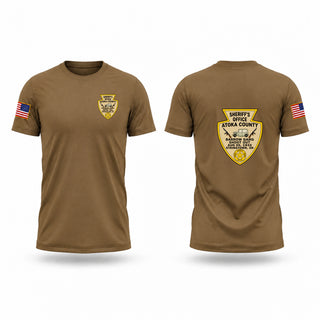 Old School Cotton Feel Shirt, Atoka County Sheriff’s Office, Police, Teamtime, Team time, sublimation, custom sports apparel, team uniforms, spirit wear, spiritwear, sports uniforms, custom shirts, team store, custom team store, fundraiser sports, apparel fundraiser