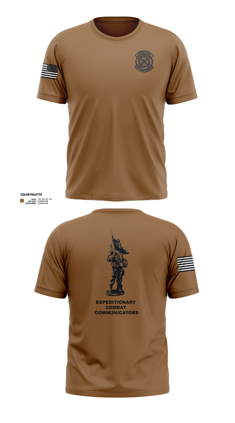 Old School Cotton Feel Shirt, 282nd Combat Communications Squadron, , Teamtime, Team time, sublimation, custom sports apparel, team uniforms, spirit wear, spiritwear, sports uniforms, custom shirts, team store, custom team store, fundraiser sports, apparel fundraiser