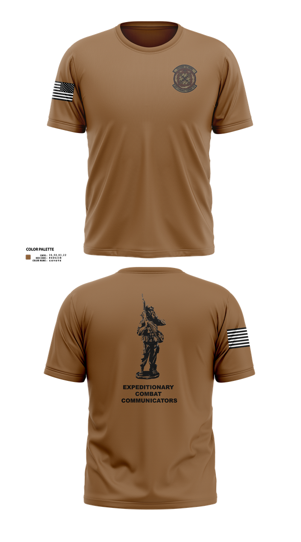 Old School Cotton Feel Shirt, 282nd Combat Communications Squadron, , Teamtime, Team time, sublimation, custom sports apparel, team uniforms, spirit wear, spiritwear, sports uniforms, custom shirts, team store, custom team store, fundraiser sports, apparel fundraiser