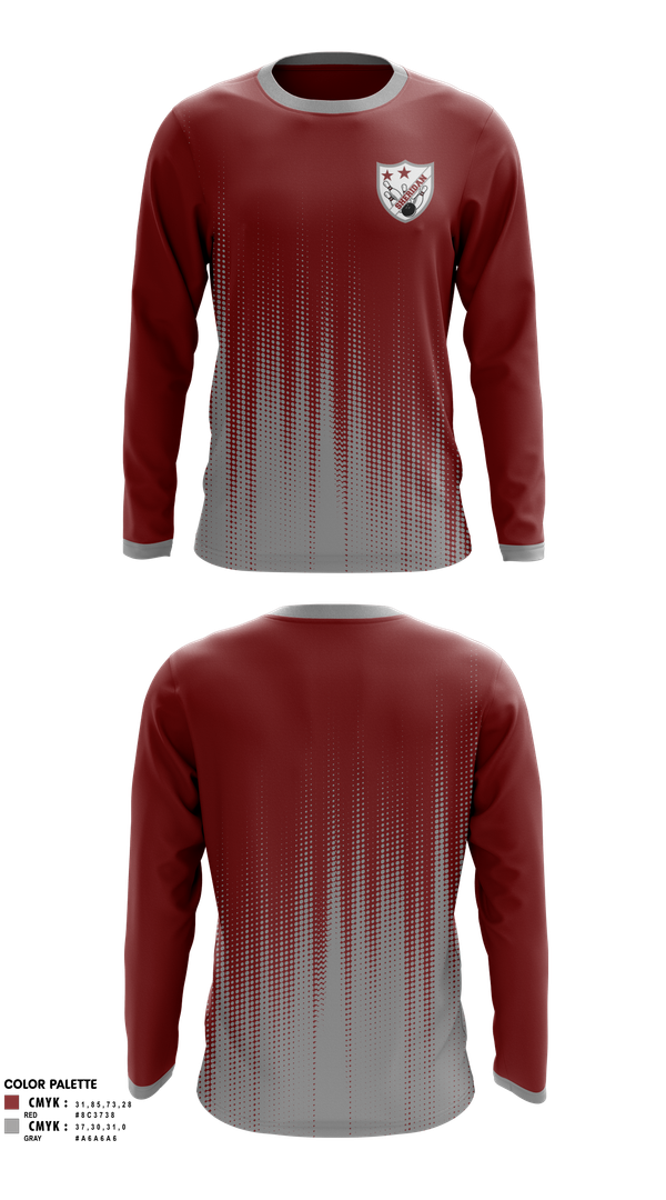 Long Sleeve Performance Shirt, Sheridan High School Bowling, Bowling, Teamtime, Team time, sublimation, custom sports apparel, team uniforms, spirit wear, spiritwear, sports uniforms, custom shirts, team store, custom team store, fundraiser sports, apparel fundraiser