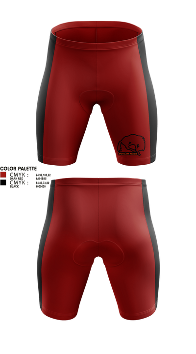 Rawlins Outlaws 4385978 Men's Compression Shorts - 1