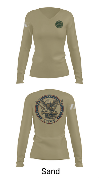 Womens Long Sleeve Vneck Shirt, Military Funeral Honors, , Teamtime, Team time, sublimation, custom sports apparel, team uniforms, spirit wear, spiritwear, sports uniforms, custom shirts, team store, custom team store, fundraiser sports, apparel fundraiser