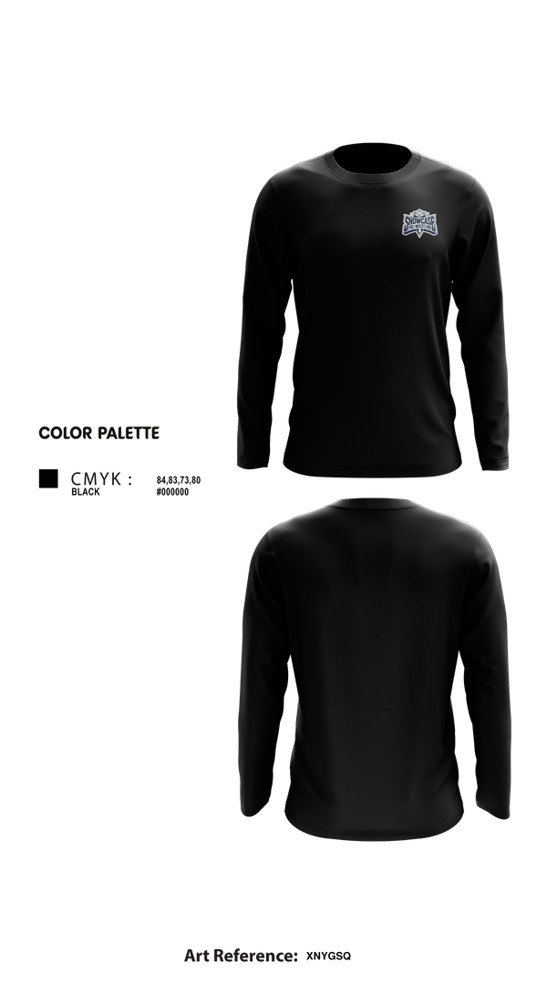 Long Sleeve Performance Shirt, Showcase Pro Wrestling, Wrestling, Teamtime, Team time, sublimation, custom sports apparel, team uniforms, spirit wear, spiritwear, sports uniforms, custom shirts, team store, custom team store, fundraiser sports, apparel fundraiser