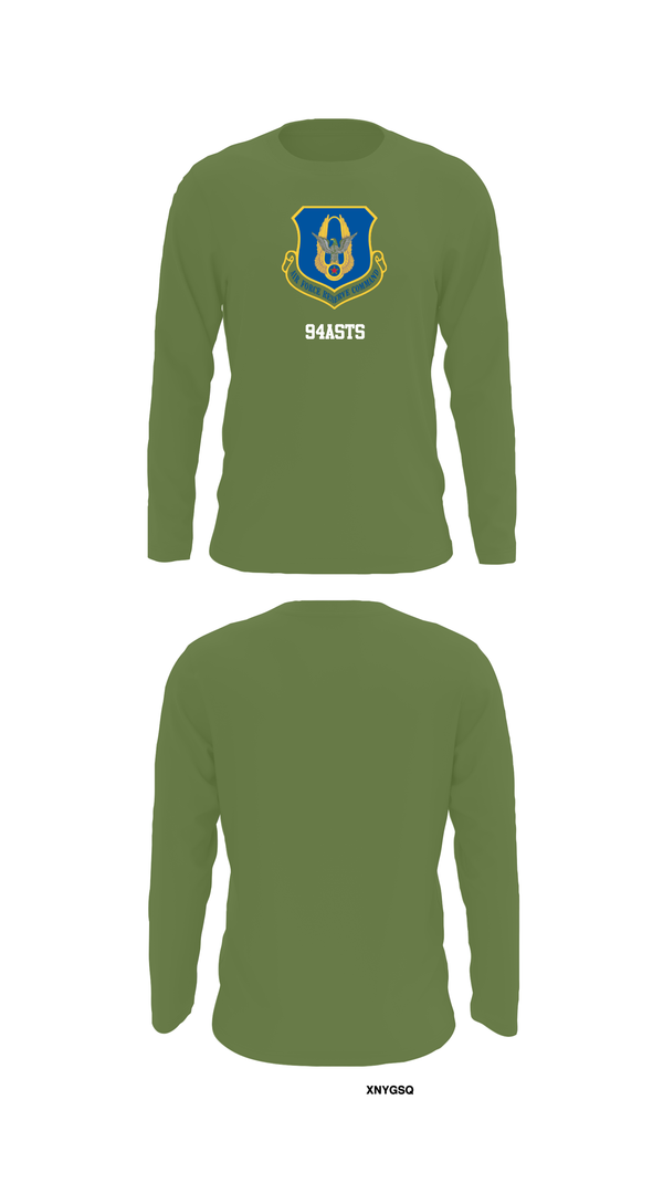 Long Sleeve Performance Shirt, 94ASTS, Air Force, Teamtime, Team time, sublimation, custom sports apparel, team uniforms, spirit wear, spiritwear, sports uniforms, custom shirts, team store, custom team store, fundraiser sports, apparel fundraiser