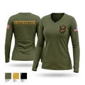 Camp Ripley MSTC 75069286 Women's Long Sleeve V-neck Shirt - 1