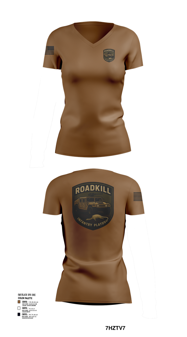 Womens Short Sleeve Vneck Shirt, ROADKILL, , Teamtime, Team time, sublimation, custom sports apparel, team uniforms, spirit wear, spiritwear, sports uniforms, custom shirts, team store, custom team store, fundraiser sports, apparel fundraiser