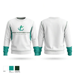 Crew Neck Sweatshirt, Brooklyn Sportsman’s Club Action Shooting, , Teamtime, Team time, sublimation, custom sports apparel, team uniforms, spirit wear, spiritwear, sports uniforms, custom shirts, team store, custom team store, fundraiser sports, apparel fundraiser