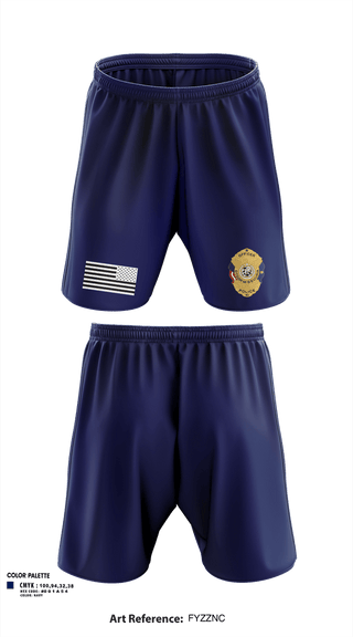 Athletic Shorts With Pockets, Otoe-Missouria Police Department, Police, Teamtime, Team time, sublimation, custom sports apparel, team uniforms, spirit wear, spiritwear, sports uniforms, custom shirts, team store, custom team store, fundraiser sports, apparel fundraiser
