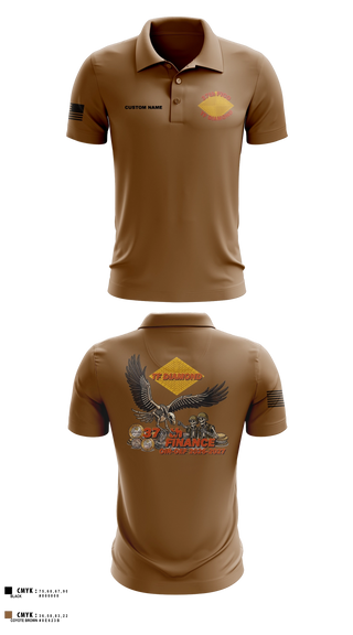 Short Sleeve Performance Polo, 37th FICO, Army, Teamtime, Team time, sublimation, custom sports apparel, team uniforms, spirit wear, spiritwear, sports uniforms, custom shirts, team store, custom team store, fundraiser sports, apparel fundraiser