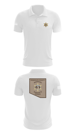 Short Sleeve Performance Polo, Randolph County Sheriff's Department, Police, Teamtime, Team time, sublimation, custom sports apparel, team uniforms, spirit wear, spiritwear, sports uniforms, custom shirts, team store, custom team store, fundraiser sports, apparel fundraiser