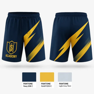 Athletic Shorts With Pockets, ISI Academy, Men's Basketball, Teamtime, Team time, sublimation, custom sports apparel, team uniforms, spirit wear, spiritwear, sports uniforms, custom shirts, team store, custom team store, fundraiser sports, apparel fundraiser