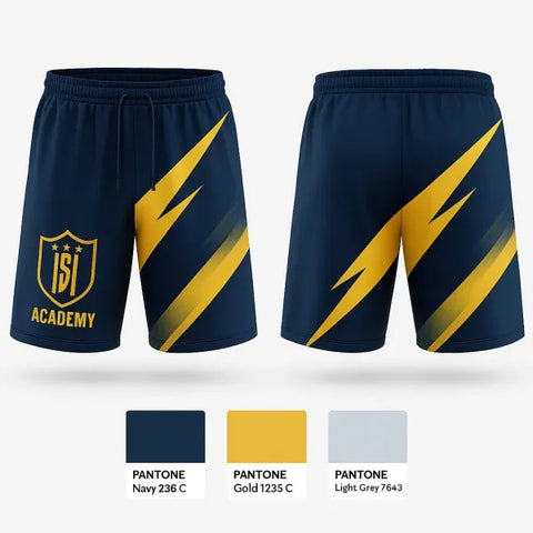 Athletic Shorts With Pockets, ISI Academy, Men's Basketball, Teamtime, Team time, sublimation, custom sports apparel, team uniforms, spirit wear, spiritwear, sports uniforms, custom shirts, team store, custom team store, fundraiser sports, apparel fundraiser