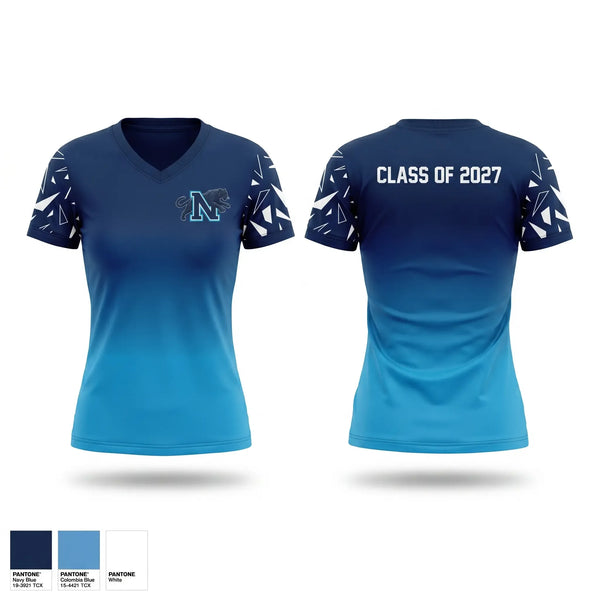 Womens Short Sleeve Vneck Shirt, Northshore Panthers, Wrestling, Teamtime, Team time, sublimation, custom sports apparel, team uniforms, spirit wear, spiritwear, sports uniforms, custom shirts, team store, custom team store, fundraiser sports, apparel fundraiser