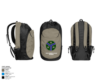 Gear Bag, 278th Armored Cavalry Regiment, National Guard, Teamtime, Team time, sublimation, custom sports apparel, team uniforms, spirit wear, spiritwear, sports uniforms, custom shirts, team store, custom team store, fundraiser sports, apparel fundraiser