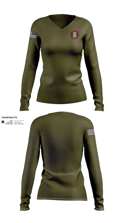 Douglass Township Police Department 8004628 Women's Long Sleeve V-neck Shirt - 23