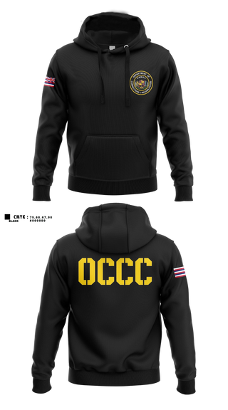 Hoodie, OCCC, Police, Teamtime, Team time, sublimation, custom sports apparel, team uniforms, spirit wear, spiritwear, sports uniforms, custom shirts, team store, custom team store, fundraiser sports, apparel fundraiser