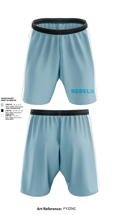 Athletic Shorts With Pockets, Rebels, Softball, Teamtime, Team time, sublimation, custom sports apparel, team uniforms, spirit wear, spiritwear, sports uniforms, custom shirts, team store, custom team store, fundraiser sports, apparel fundraiser