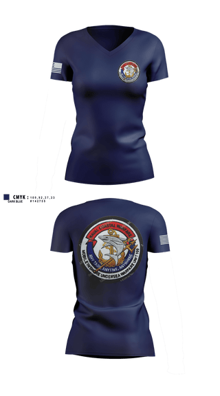 Womens Short Sleeve Vneck Shirt, MIUW-203, Navy, Teamtime, Team time, sublimation, custom sports apparel, team uniforms, spirit wear, spiritwear, sports uniforms, custom shirts, team store, custom team store, fundraiser sports, apparel fundraiser