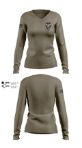 Osceola County SWAT 38787704 Women's Long Sleeve V-neck Shirt - 102