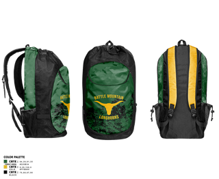 Gear Bag, Battle Mountain Longhorns, Wrestling, Teamtime, Team time, sublimation, custom sports apparel, team uniforms, spirit wear, spiritwear, sports uniforms, custom shirts, team store, custom team store, fundraiser sports, apparel fundraiser