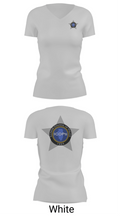 Illinois Council of Police 91712969 Women's Short Sleeve V-neck Shirt - 12