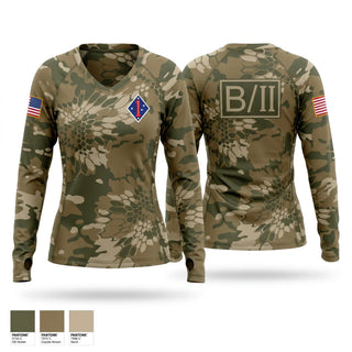Womens Long Sleeve Vneck Shirt, HQBN TRK CO, Marines, Teamtime, Team time, sublimation, custom sports apparel, team uniforms, spirit wear, spiritwear, sports uniforms, custom shirts, team store, custom team store, fundraiser sports, apparel fundraiser