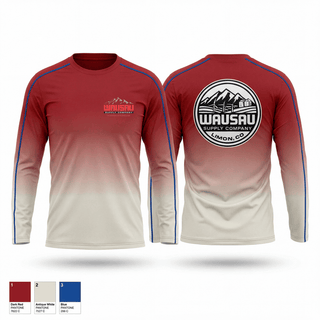 Long Sleeve Performance Shirt, Wausau supply company, , Teamtime, Team time, sublimation, custom sports apparel, team uniforms, spirit wear, spiritwear, sports uniforms, custom shirts, team store, custom team store, fundraiser sports, apparel fundraiser