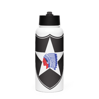 5-17 68237132 Stainless Steel Water Bottle with a Straw Lid