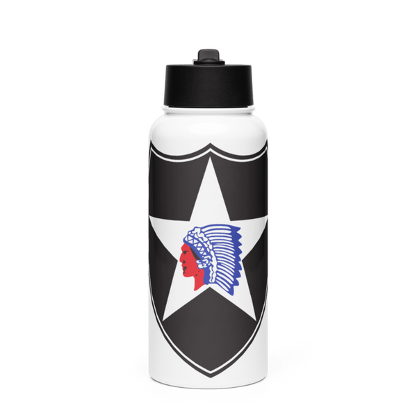 5-17 68237132 Stainless Steel Water Bottle with a Straw Lid