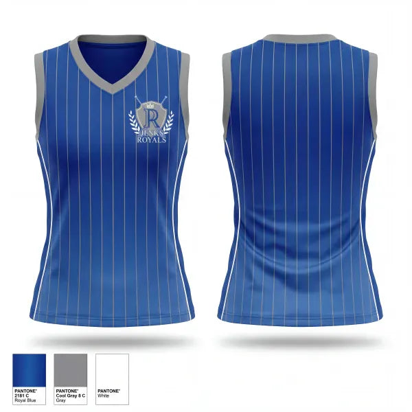 Womens Long Sleeve Vneck Shirt, Royals, Baseball, Teamtime, Team time, sublimation, custom sports apparel, team uniforms, spirit wear, spiritwear, sports uniforms, custom shirts, team store, custom team store, fundraiser sports, apparel fundraiser