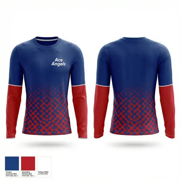 Long Sleeve Performance Shirt, Ace Angels, Women's Volleyball, Teamtime, Team time, sublimation, custom sports apparel, team uniforms, spirit wear, spiritwear, sports uniforms, custom shirts, team store, custom team store, fundraiser sports, apparel fundraiser