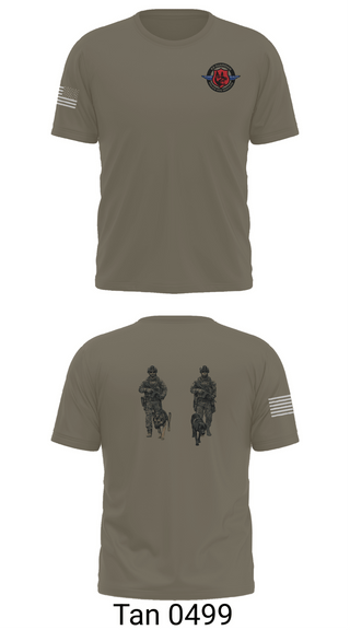 Old School Cotton Feel Shirt, K-9 Guardian Police Dog Services, Police, Teamtime, Team time, sublimation, custom sports apparel, team uniforms, spirit wear, spiritwear, sports uniforms, custom shirts, team store, custom team store, fundraiser sports, apparel fundraiser