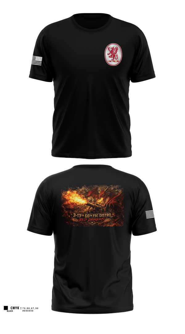 Short Sleeve Performance Shirt, 3-13th 66th FSC, Army, Teamtime, Team time, sublimation, custom sports apparel, team uniforms, spirit wear, spiritwear, sports uniforms, custom shirts, team store, custom team store, fundraiser sports, apparel fundraiser