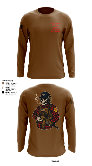 Long Sleeve Performance Shirt, CAT 611, Army, Teamtime, Team time, sublimation, custom sports apparel, team uniforms, spirit wear, spiritwear, sports uniforms, custom shirts, team store, custom team store, fundraiser sports, apparel fundraiser