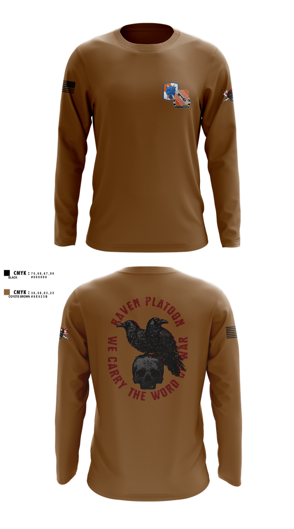 Long Sleeve Performance Shirt, , Army, Teamtime, Team time, sublimation, custom sports apparel, team uniforms, spirit wear, spiritwear, sports uniforms, custom shirts, team store, custom team store, fundraiser sports, apparel fundraiser