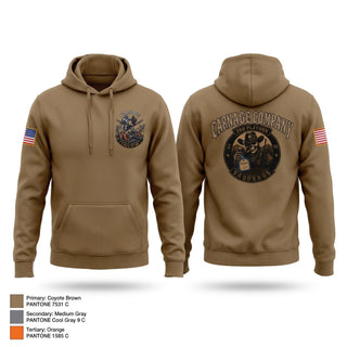 Hoodie, Carnage Company, Army, Teamtime, Team time, sublimation, custom sports apparel, team uniforms, spirit wear, spiritwear, sports uniforms, custom shirts, team store, custom team store, fundraiser sports, apparel fundraiser