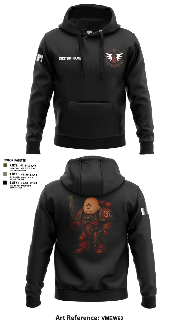 Hoodie, CCo, 1-508PIR (OG), Army, Teamtime, Team time, sublimation, custom sports apparel, team uniforms, spirit wear, spiritwear, sports uniforms, custom shirts, team store, custom team store, fundraiser sports, apparel fundraiser