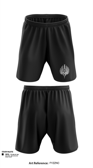 Athletic Shorts With Pockets, HHC 1/109th INF, Army, Teamtime, Team time, sublimation, custom sports apparel, team uniforms, spirit wear, spiritwear, sports uniforms, custom shirts, team store, custom team store, fundraiser sports, apparel fundraiser