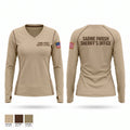 Sabine Parish Sheriff’s Office Women's Long Sleeve V-neck Shirt - 1