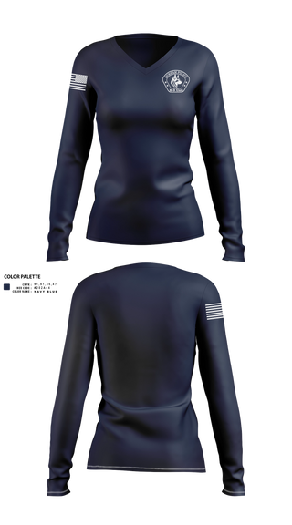 Womens Long Sleeve Vneck Shirt, K9, Police, Teamtime, Team time, sublimation, custom sports apparel, team uniforms, spirit wear, spiritwear, sports uniforms, custom shirts, team store, custom team store, fundraiser sports, apparel fundraiser